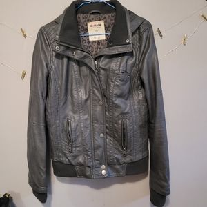 Early-mid 2000s Garage Faux Leather Jacket